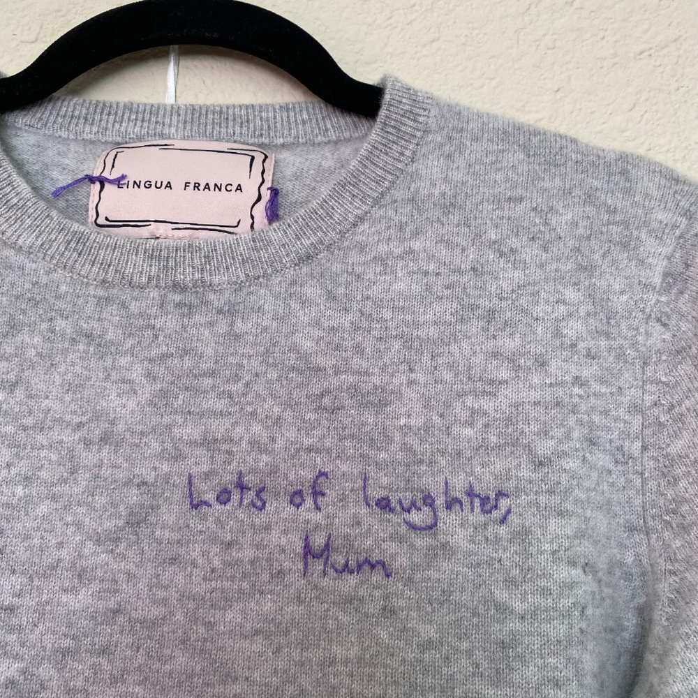 Gray Crew Neck Sweater - Picture 2 of 8